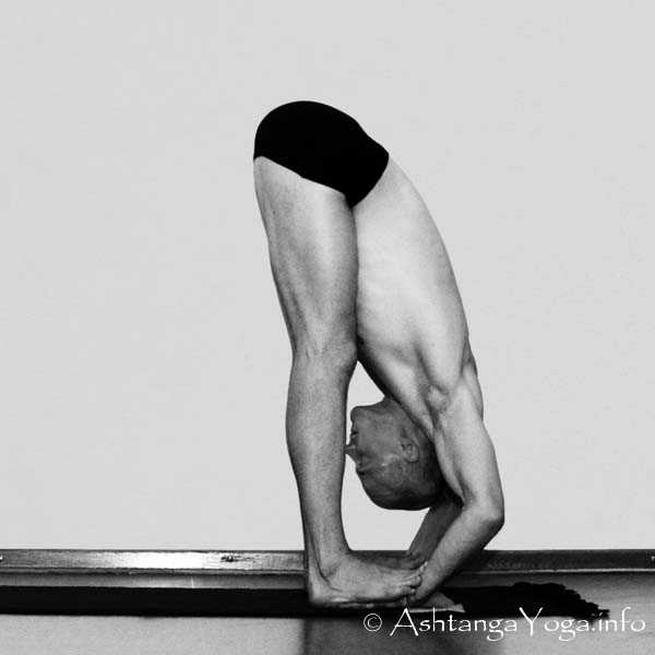 Pada Hastasana - Sechs einfache Asans (= Fundamental Asanas) bilden das Fundament der Ashtanga Vinyasa Yoga Praxis. 