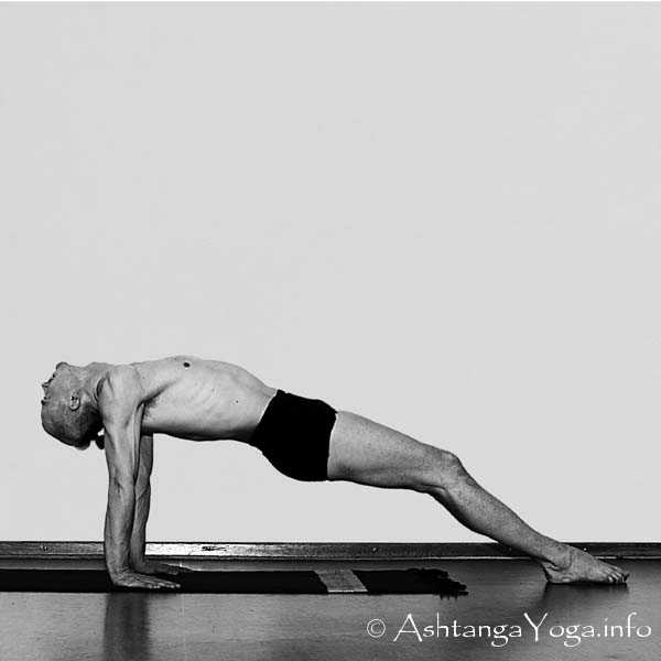 Purvattanasana - Primary Series (=Yoga Chikitsa / erste Serie) wird oft als die schwerste aller Ashtanga Vinyasa Yoga Serien bezeichnet, denn sie ist die Serie, die Du zuerst lernst - und aller Anfang ist schwer.