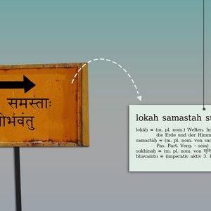 Transliteration der Devanagari Schrift
